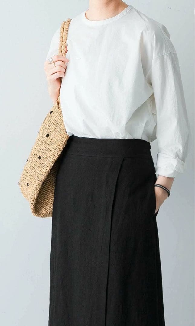 かぐれ シャツ ブラウス クルーネック 新品