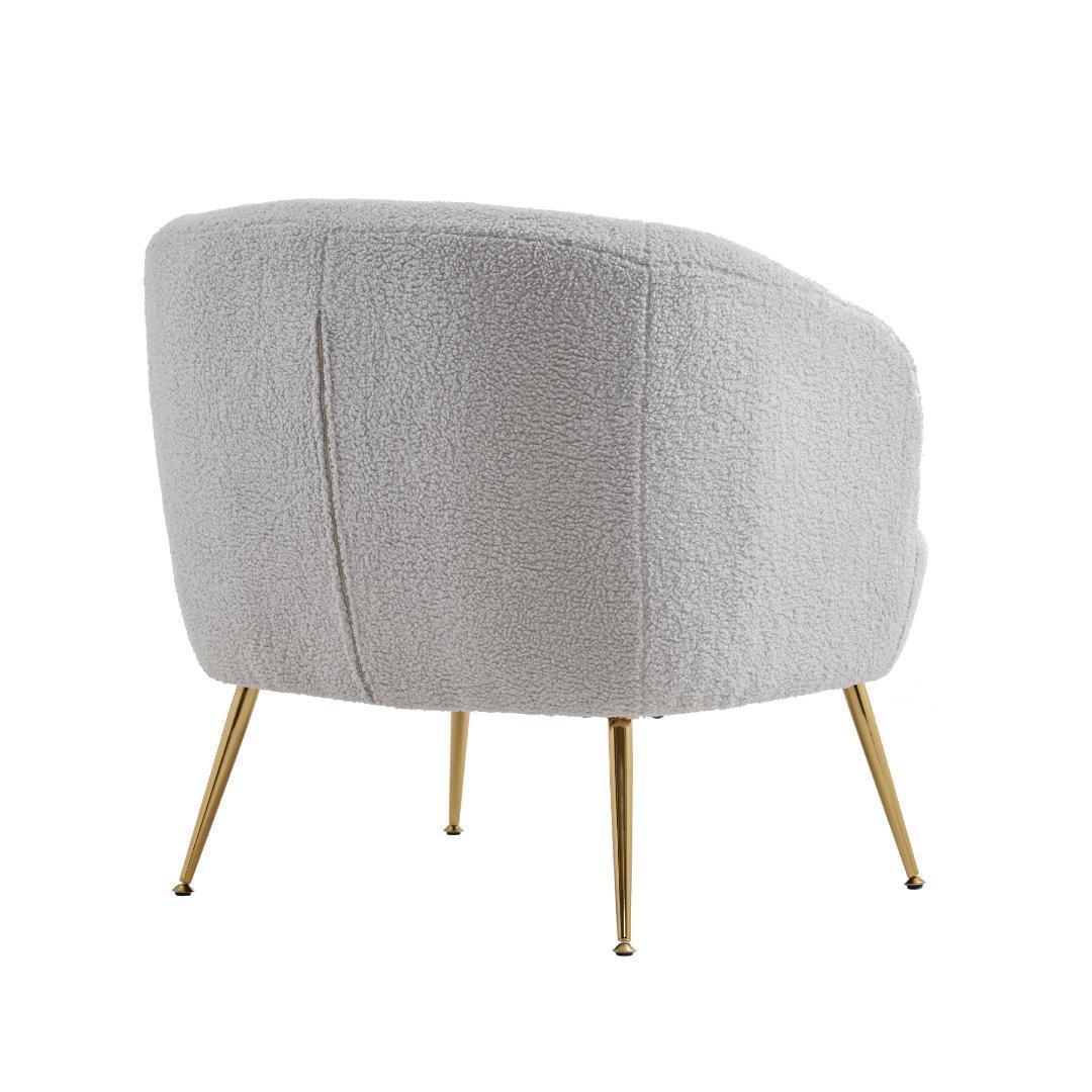 【グレー】ソファ チェア 一人掛けソファ リビングチェア ふんわり 柔らかい