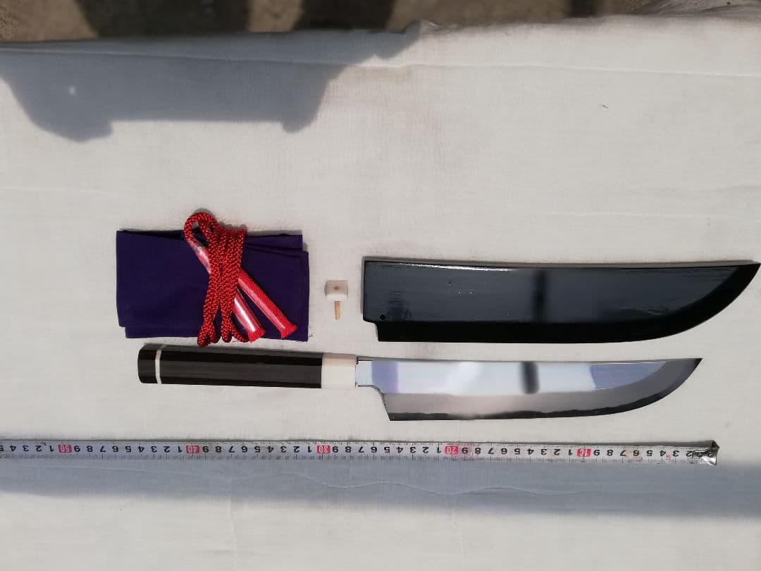 厚口薄刃、8寸鏡面、青鋼