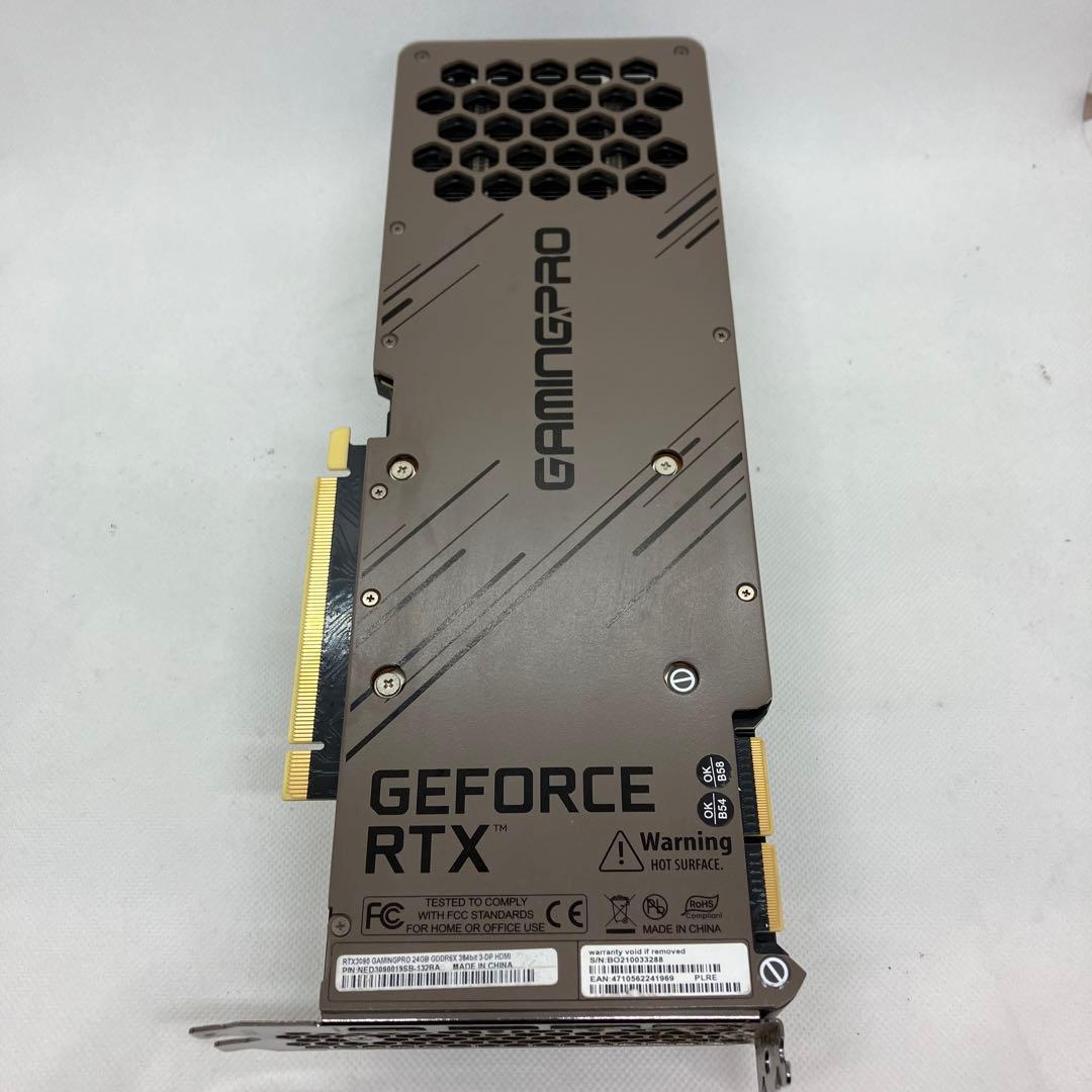 グラフィックボード・グラボ・ビデオカード Palit RTX3090 GamingPro 24GB GDDR6X A100