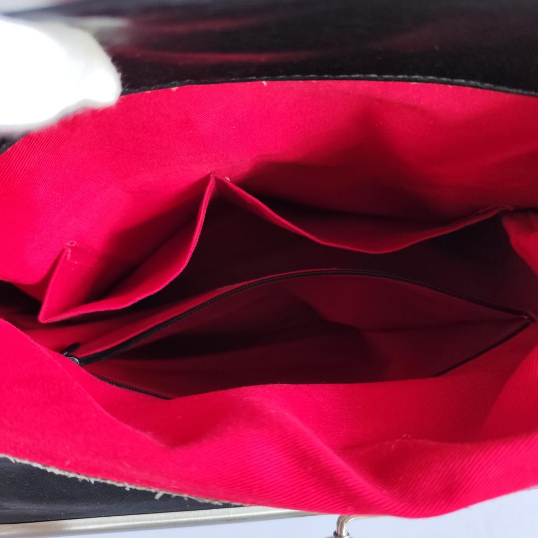 現行極美品！kawa-kawa kuchigane がま口ショルダーバッグ L