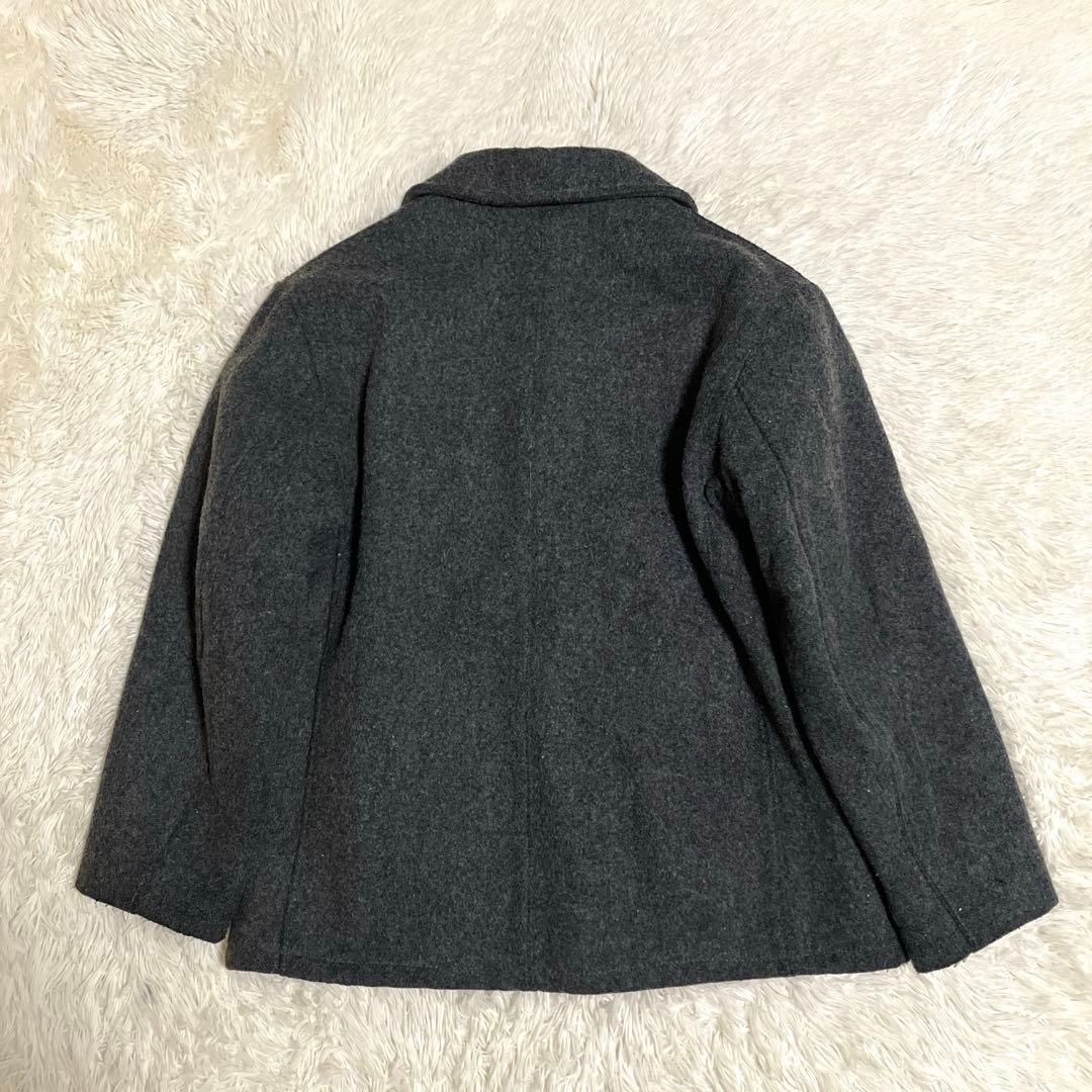 【極美品】ショット シングル ピーコート キルティング グレー 42 XL