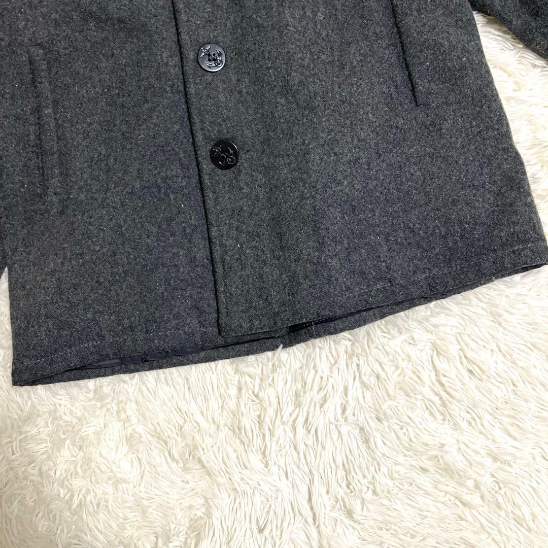【極美品】ショット シングル ピーコート キルティング グレー 42 XL