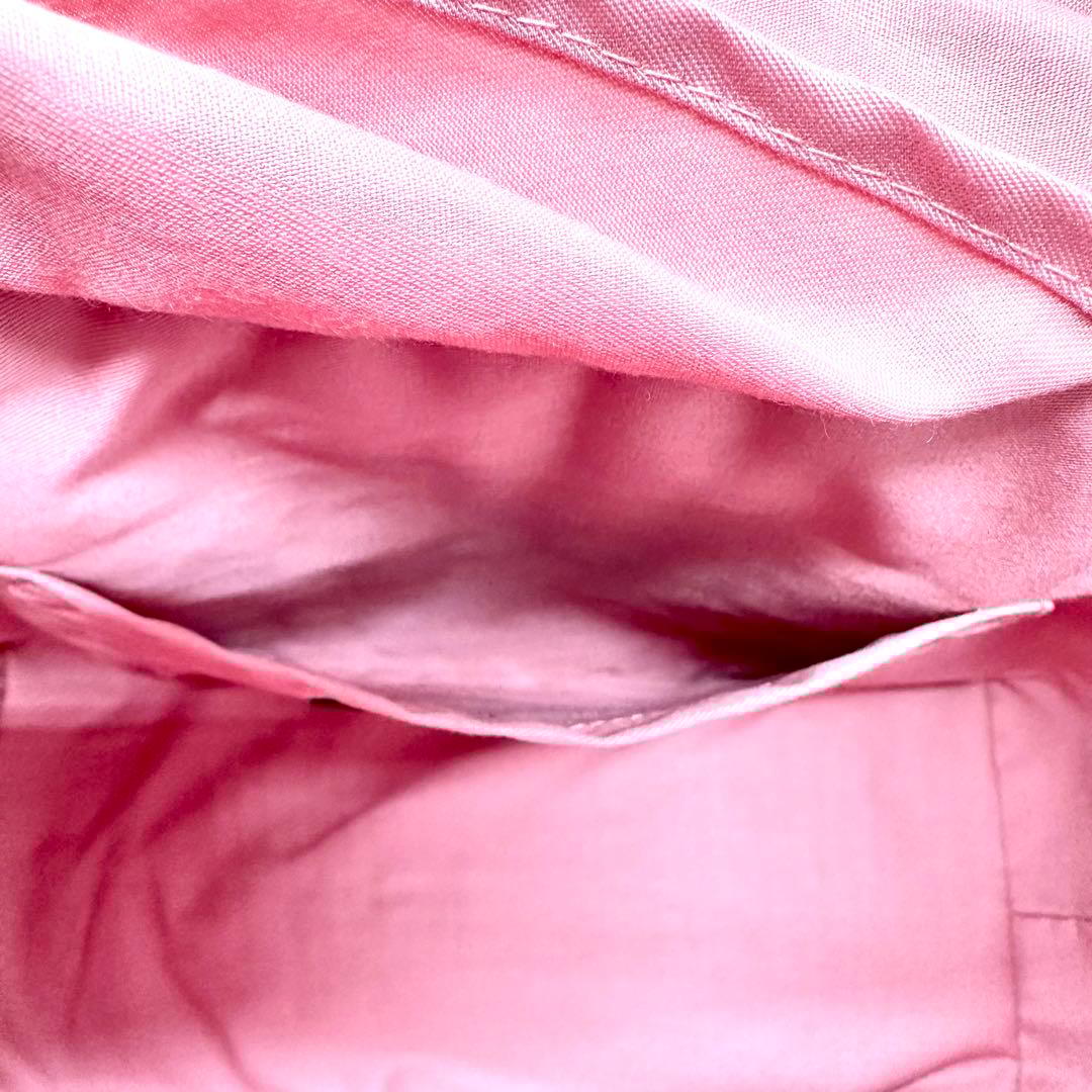 【新品タグ付き】TOCCA かごバッグ フラワー 刺繍 レース ラフィア ピンク