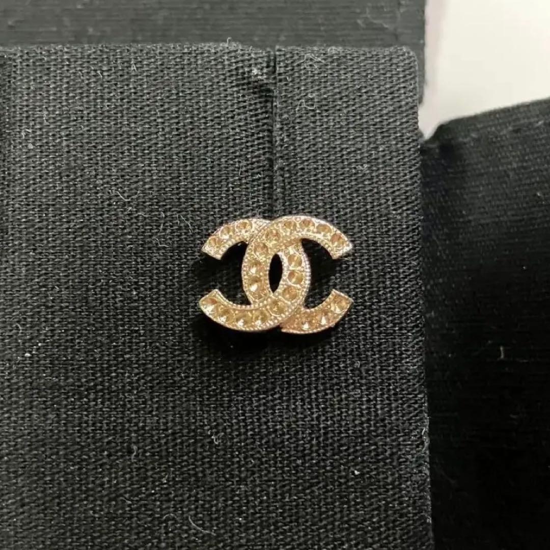 正規品　シャネル　ピアス　片耳　ココマーク ラインストーン　CHANEL