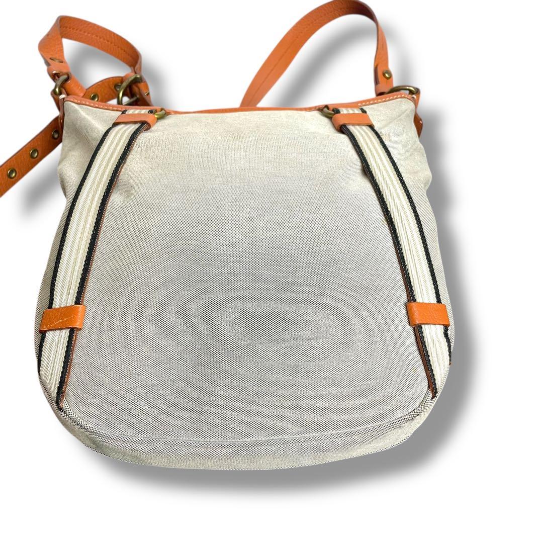 BURBERRY バーバリー　キャンバス　ショルダーバッグ　ホースロゴ