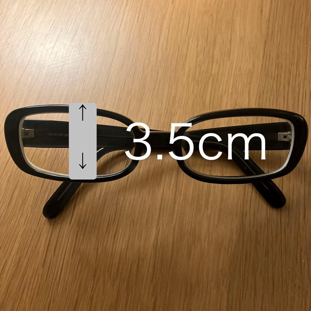 Ringo　白山眼鏡 ブラック メガネ (度有り)