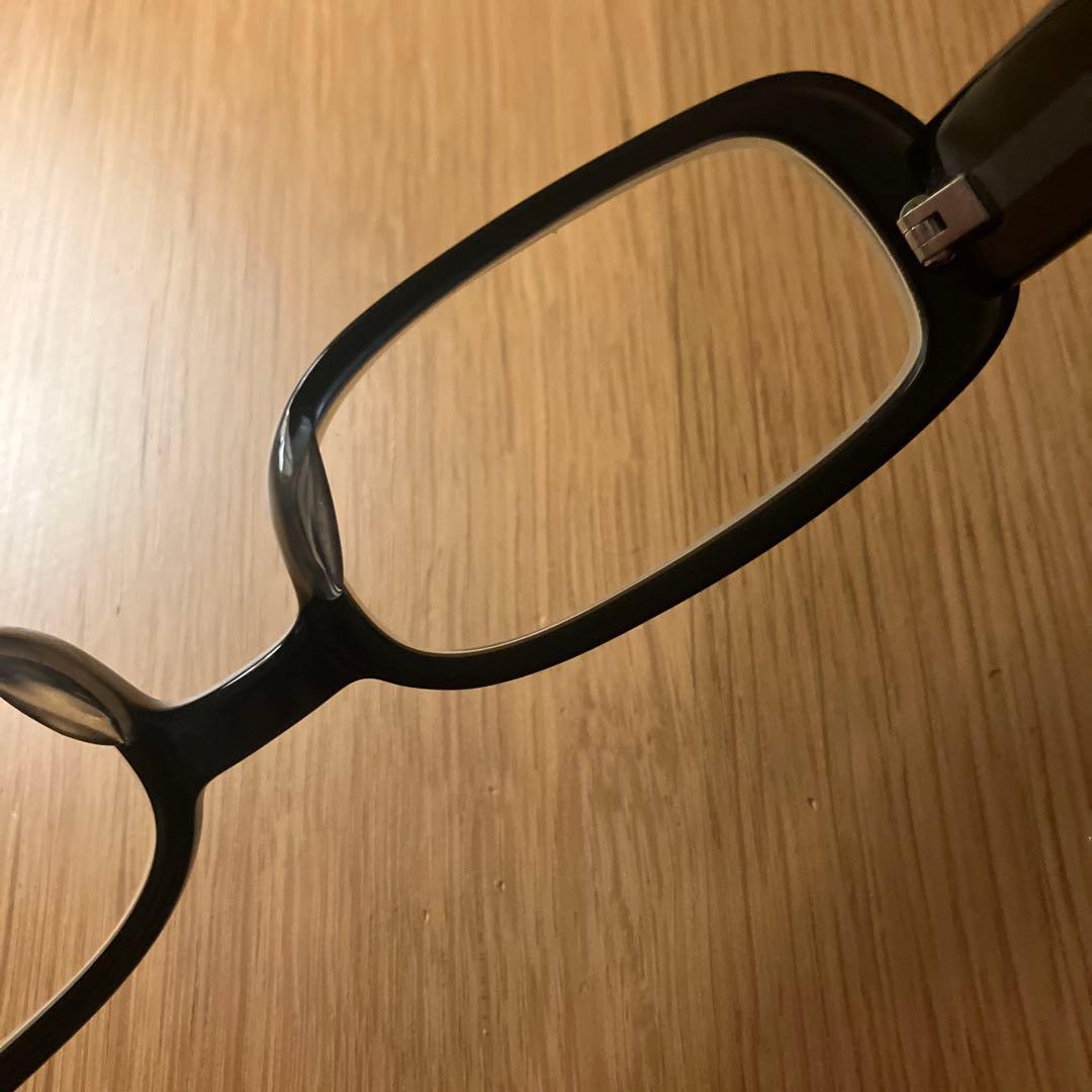 Ringo　白山眼鏡 ブラック メガネ (度有り)