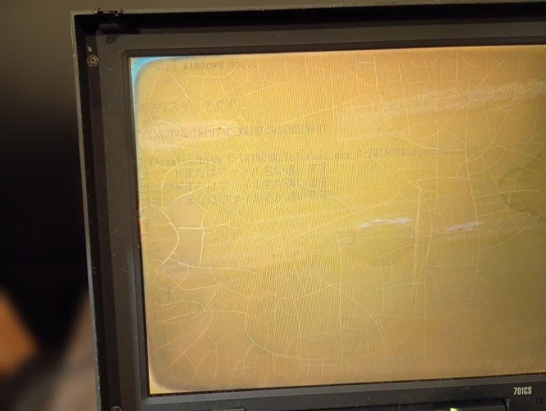 【ジャンク】IBM ThinkPad 701CS バタフライキーボード