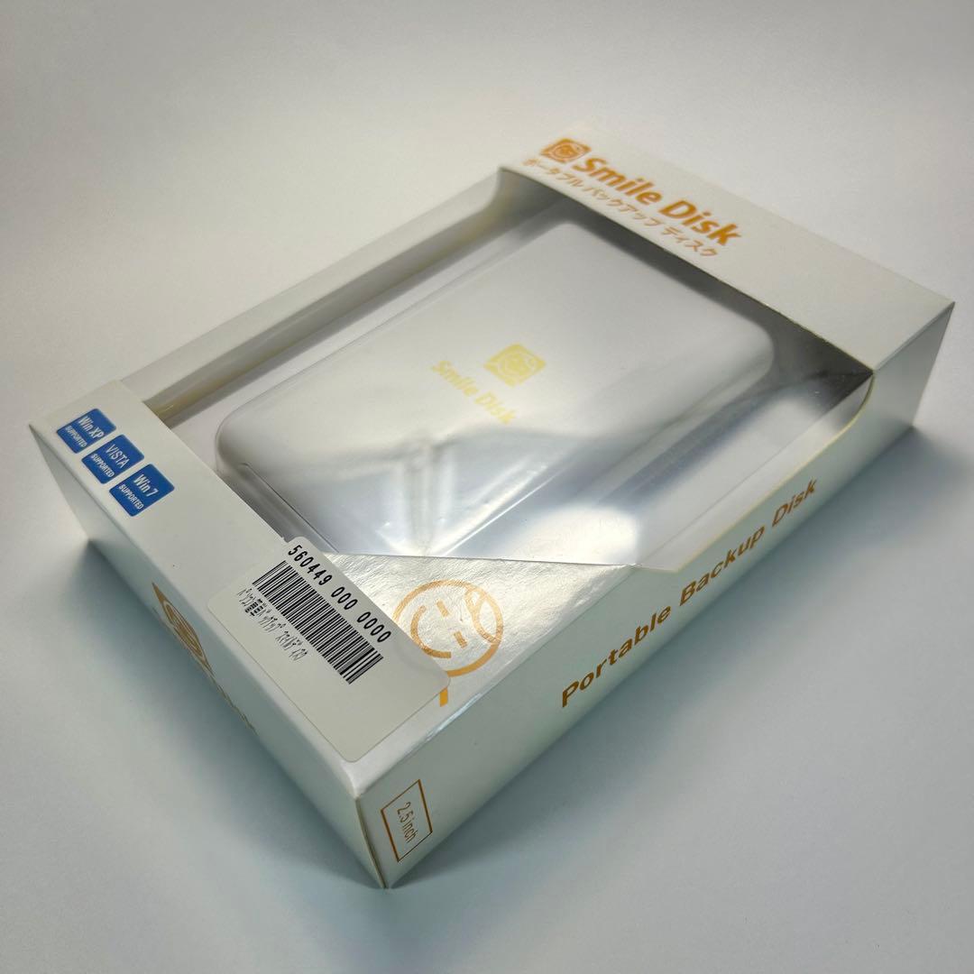 【未使用品】ハードディスク　自動バックアップ　PC周辺機器　Smile Disk