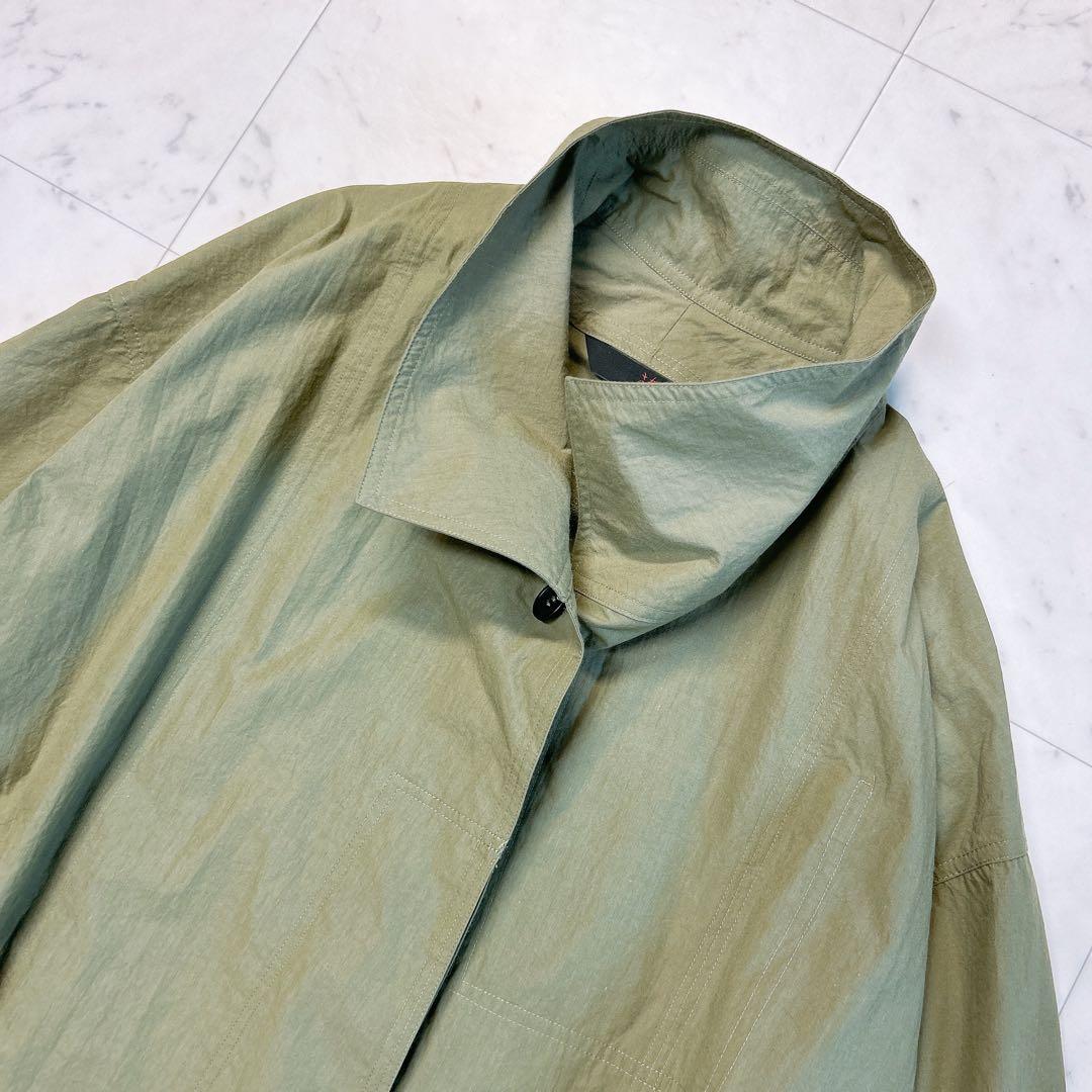 洗える 萌 MOYURU モッズコート 比翼仕立て ゆったり M〜L