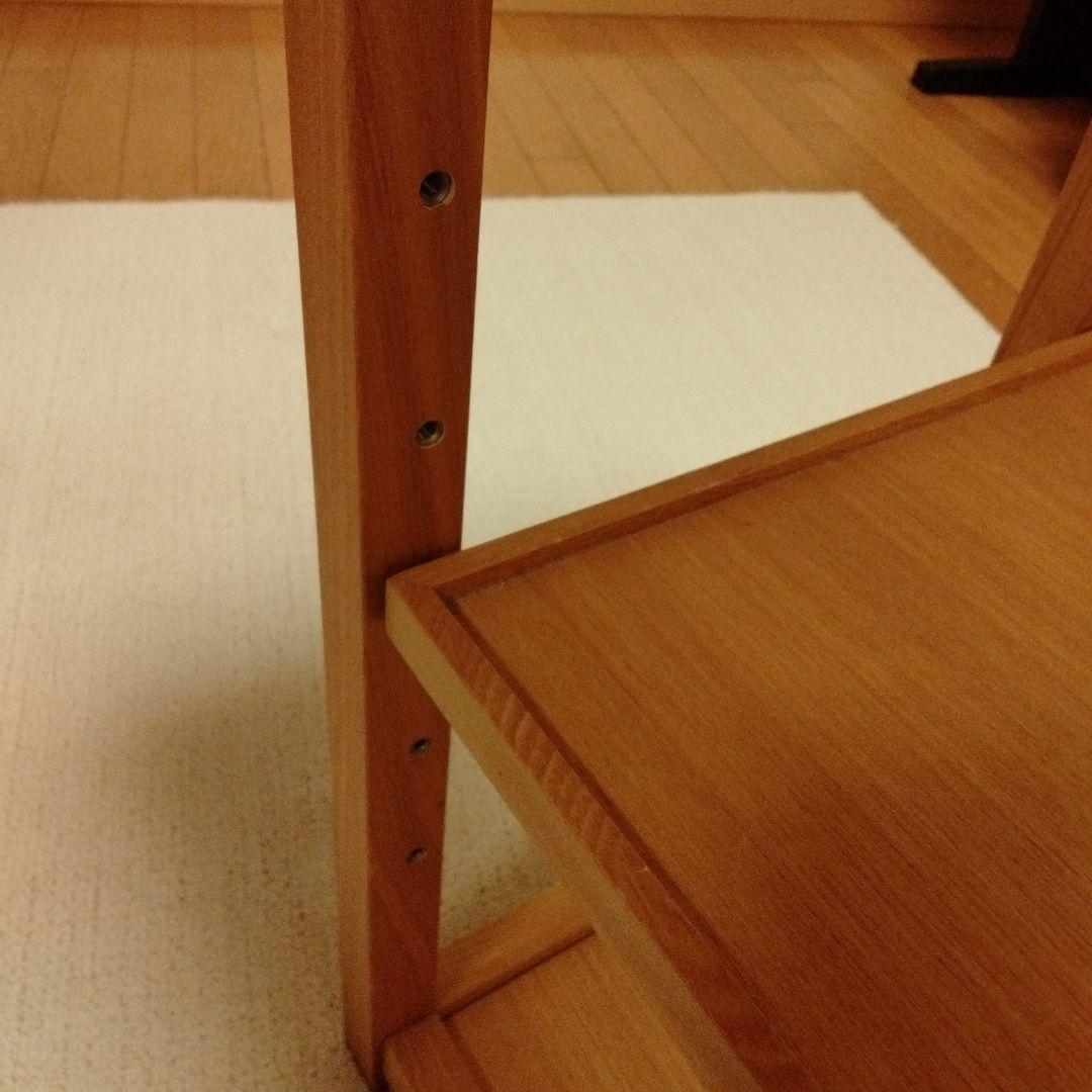 【無印良品】木製ワゴン・サイドテーブル 廃盤品　引き出し付き