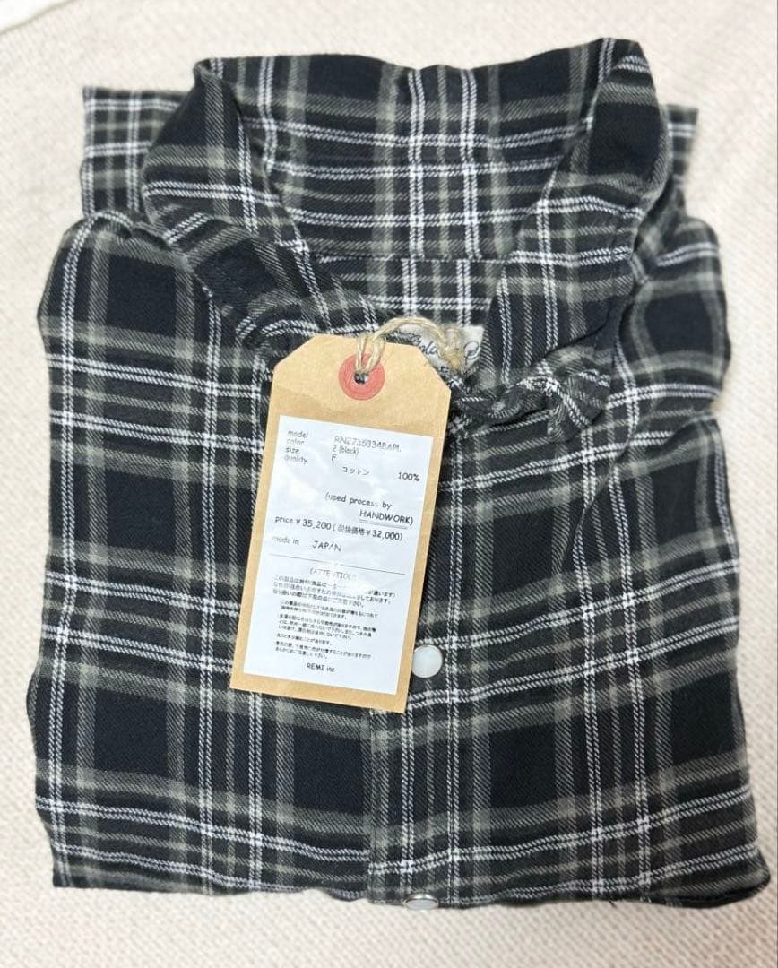 しょう様　【REMI RELIEF】 CHECK SHIRT