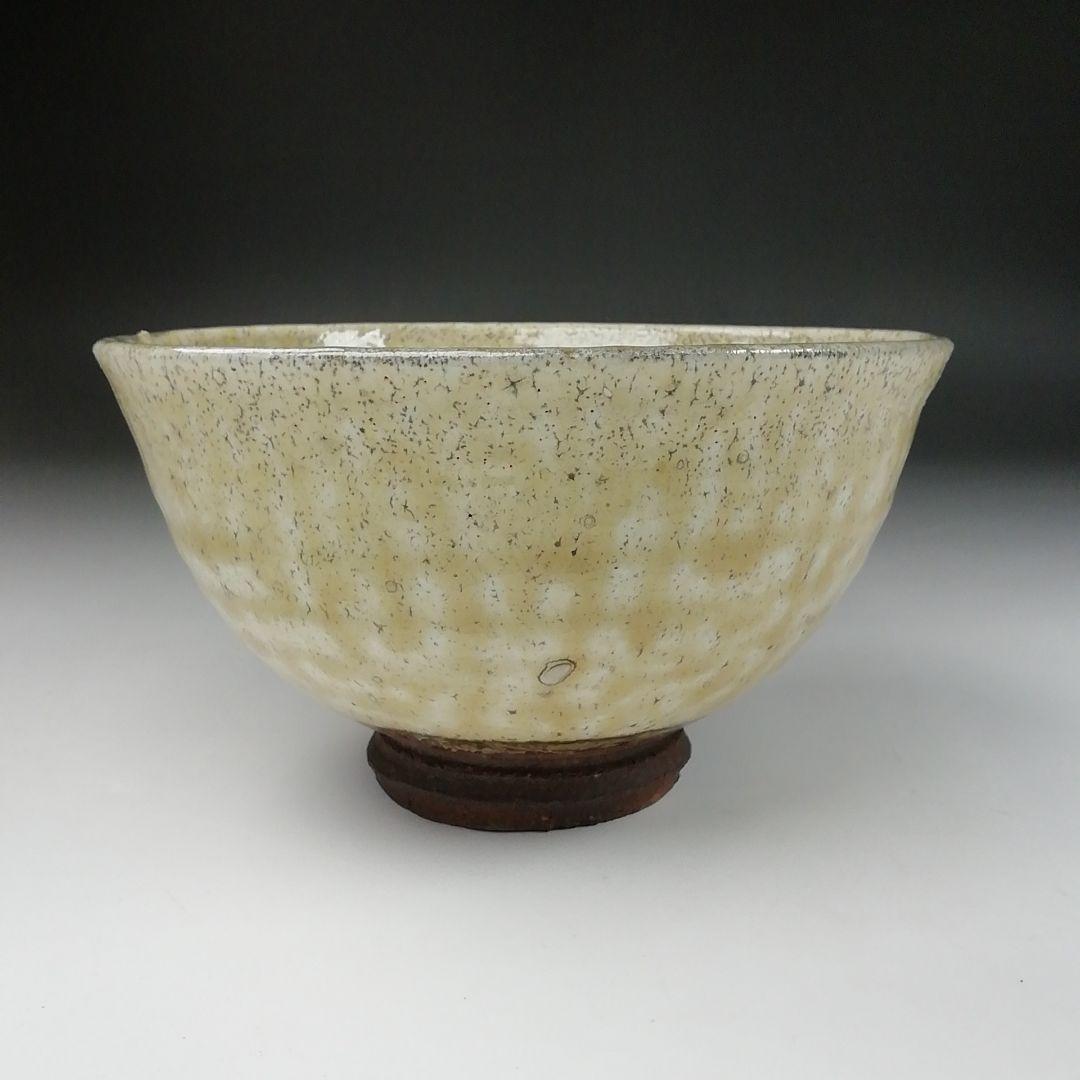 Ｔ８８　茶碗　『灰釉茶碗』『有岡保行作』　共箱　抹茶碗　茶道具