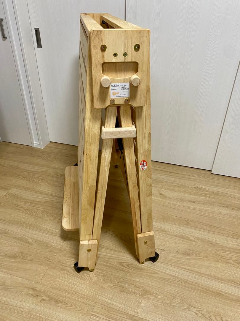 木製折りたたみすのこベッド シングル