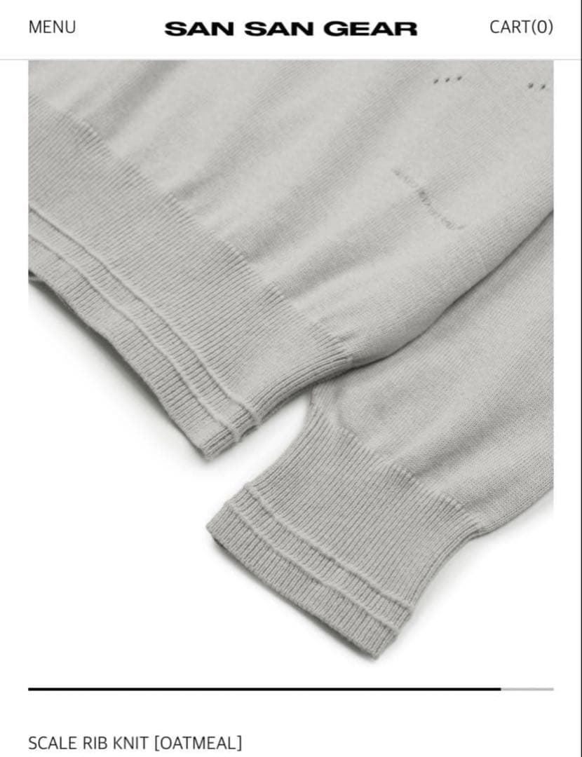 【日本未発売モデル！】 san san gear サンサンギア　ニット