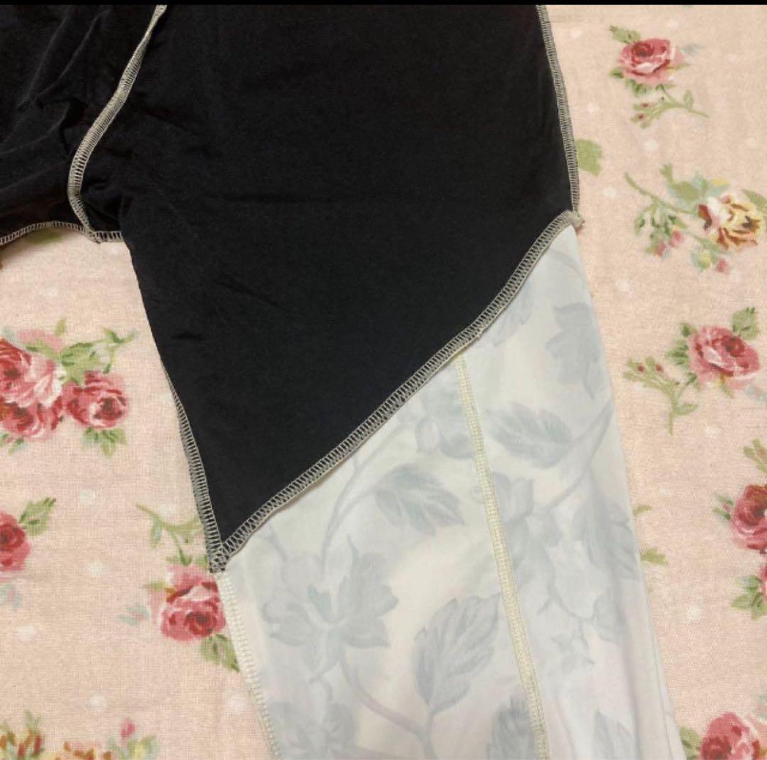 ジーナシス JEANASIS ヨガウェア レトロフラワー セットアップ L