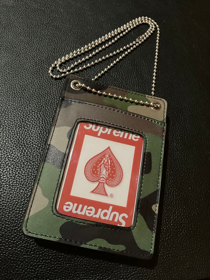 18AW Supreme Leather ID Holder＋Wallet