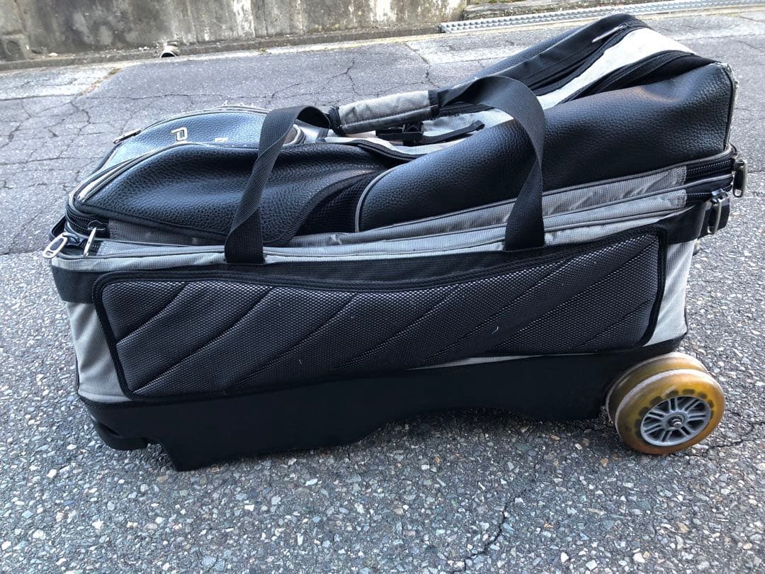 ABS PRO-AM ボウリング用バッグ 3個入れ　キャスター付き