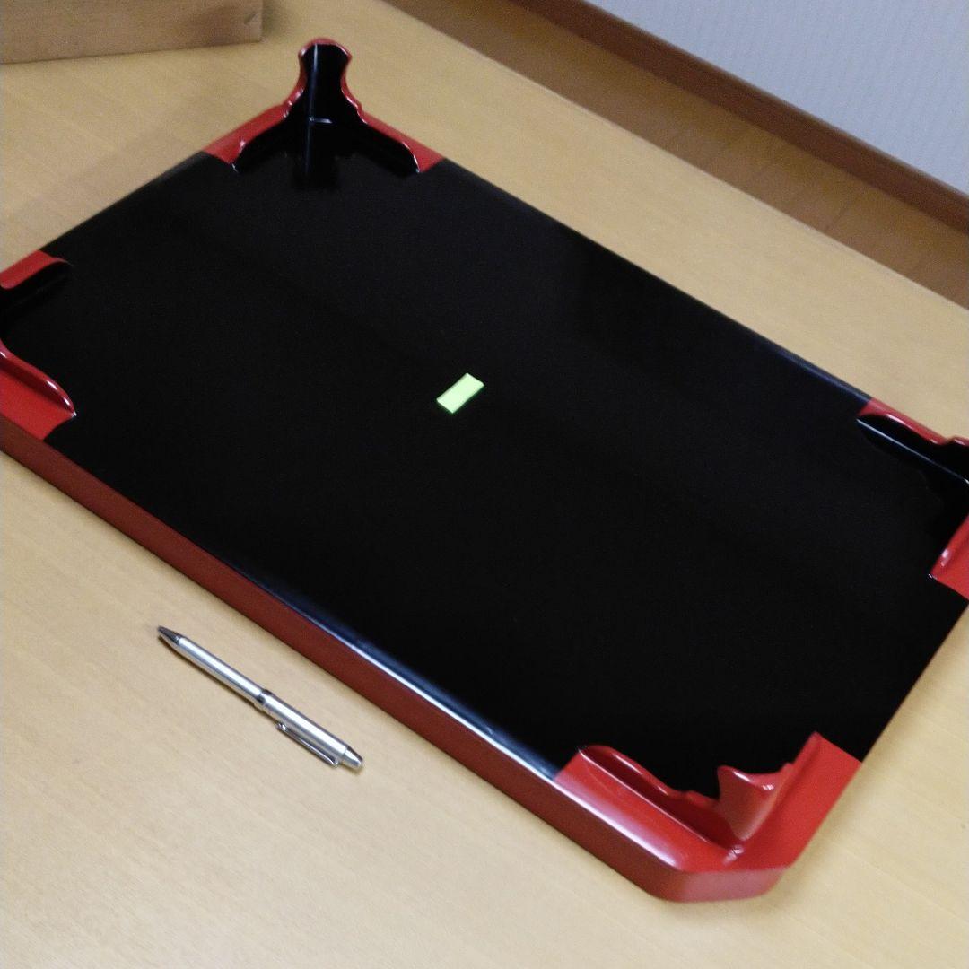 秋田川連漆器　川連塗大型祝膳　足付き膳　木製漆塗り