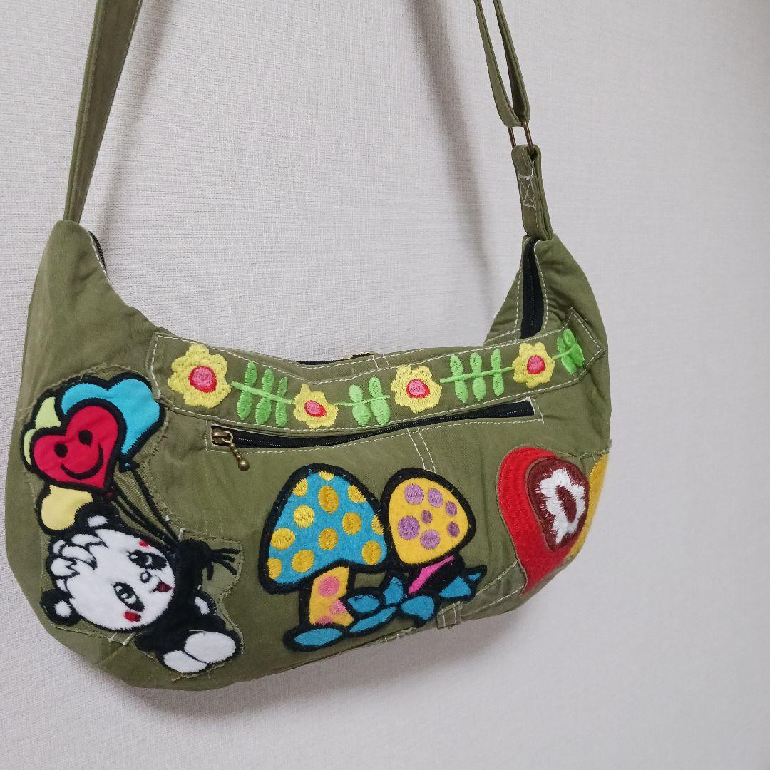 SA　①半月型ショルダーバッグ②ボストンバッグ　ハンドメイド