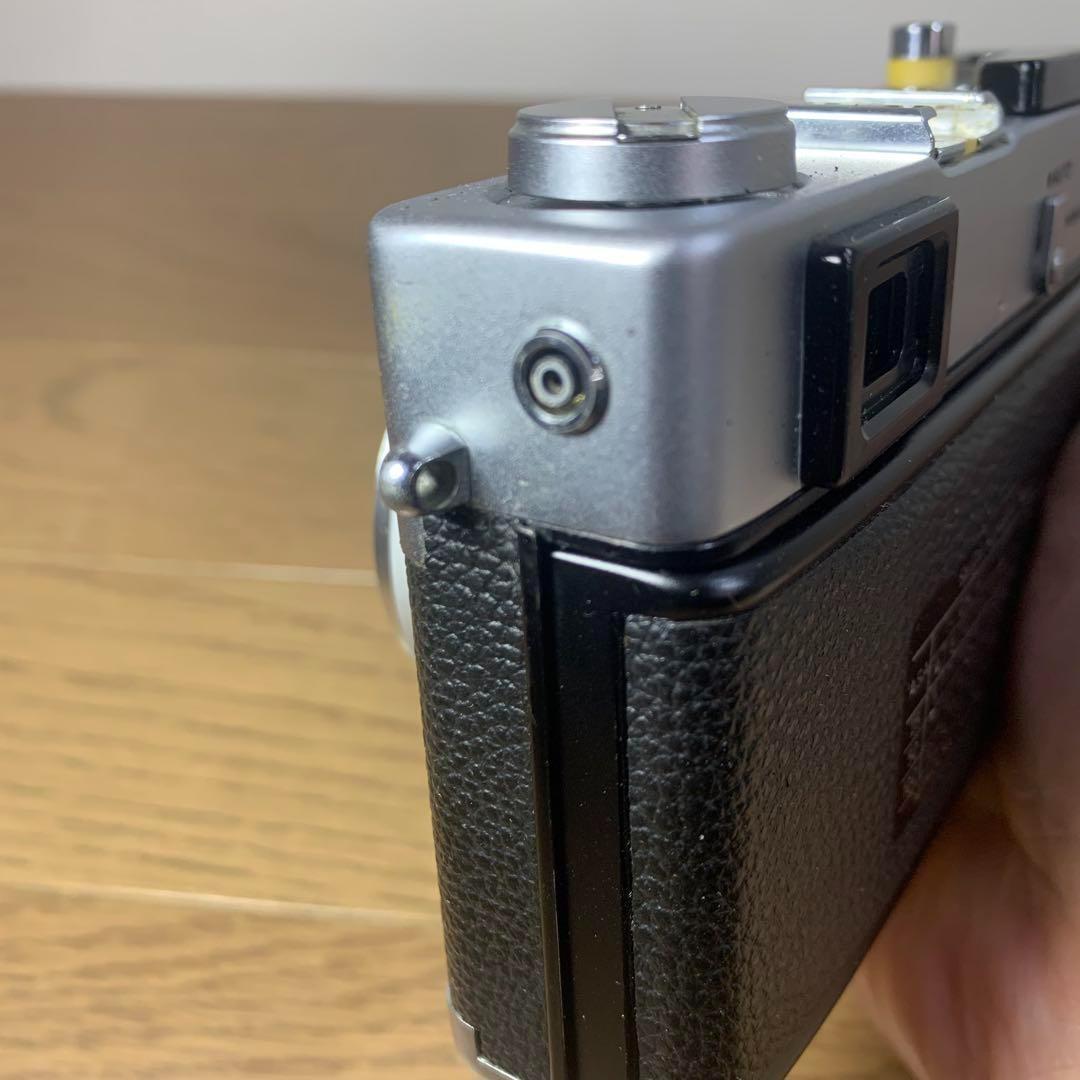 【動作確認、清掃済】minolta HI-MATIC E 皮ケース付き