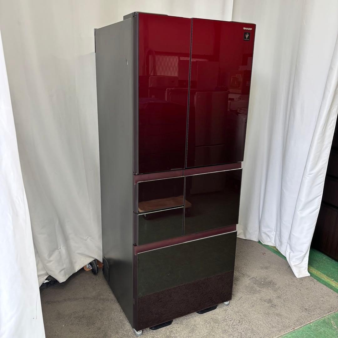 ★571　冷蔵庫　シャープ　大型　両開き　500㍑弱　中古　安い　綺麗　設置無料