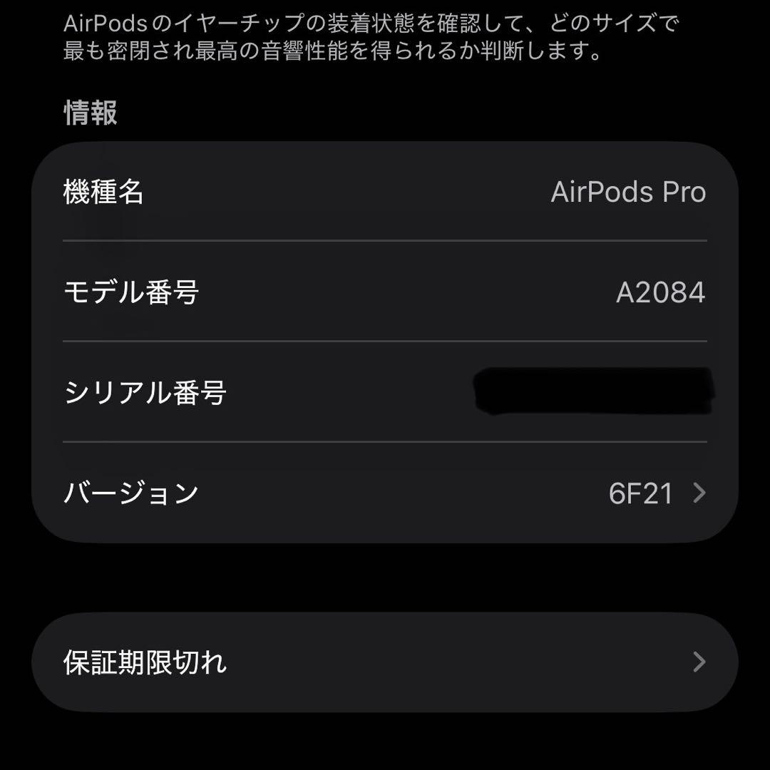 【純正】AirPods Pro （第一世代）本体 箱&充電ケース付き