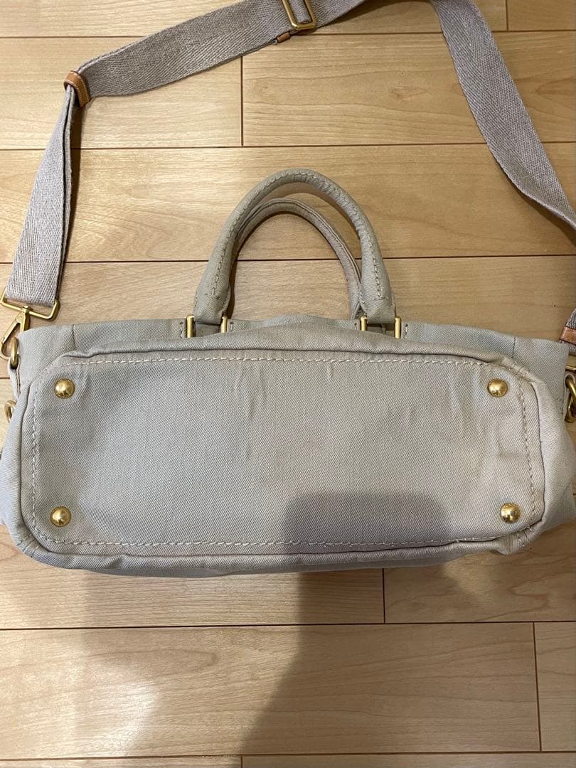 PRADA カナパ　トートバッグ　ベージュ