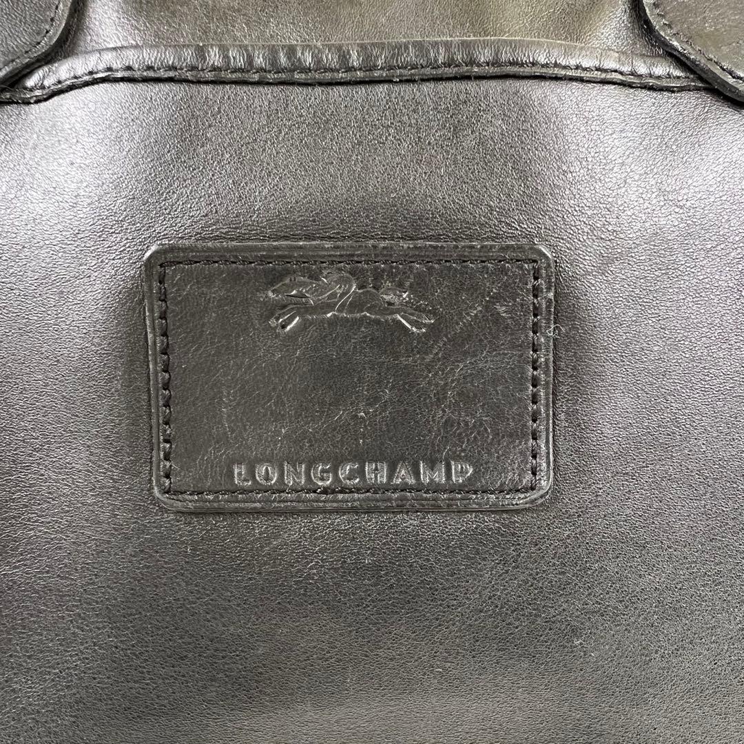 【2way✨】ロンシャン ビジネスバッグ ブリーフケース レザー A4可 黒