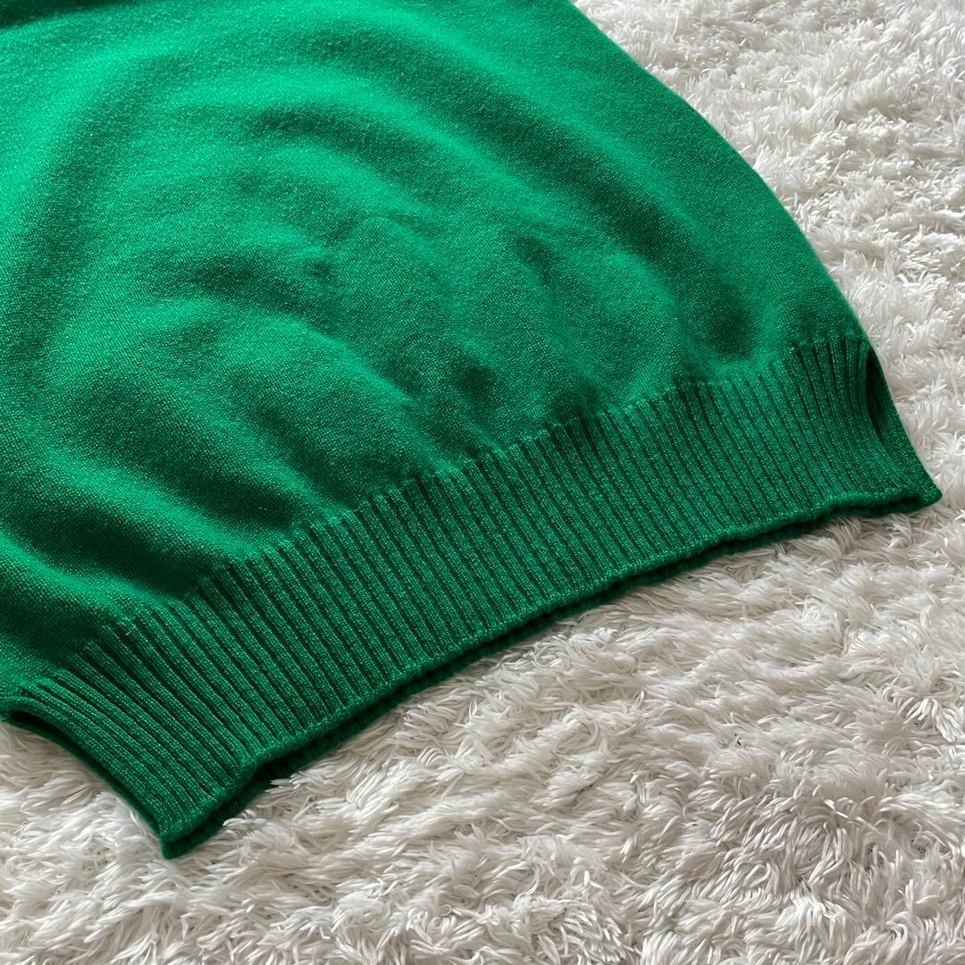 ✨️極美品✨️ HERMES カシミア100 ワンピース ニット　グリーン