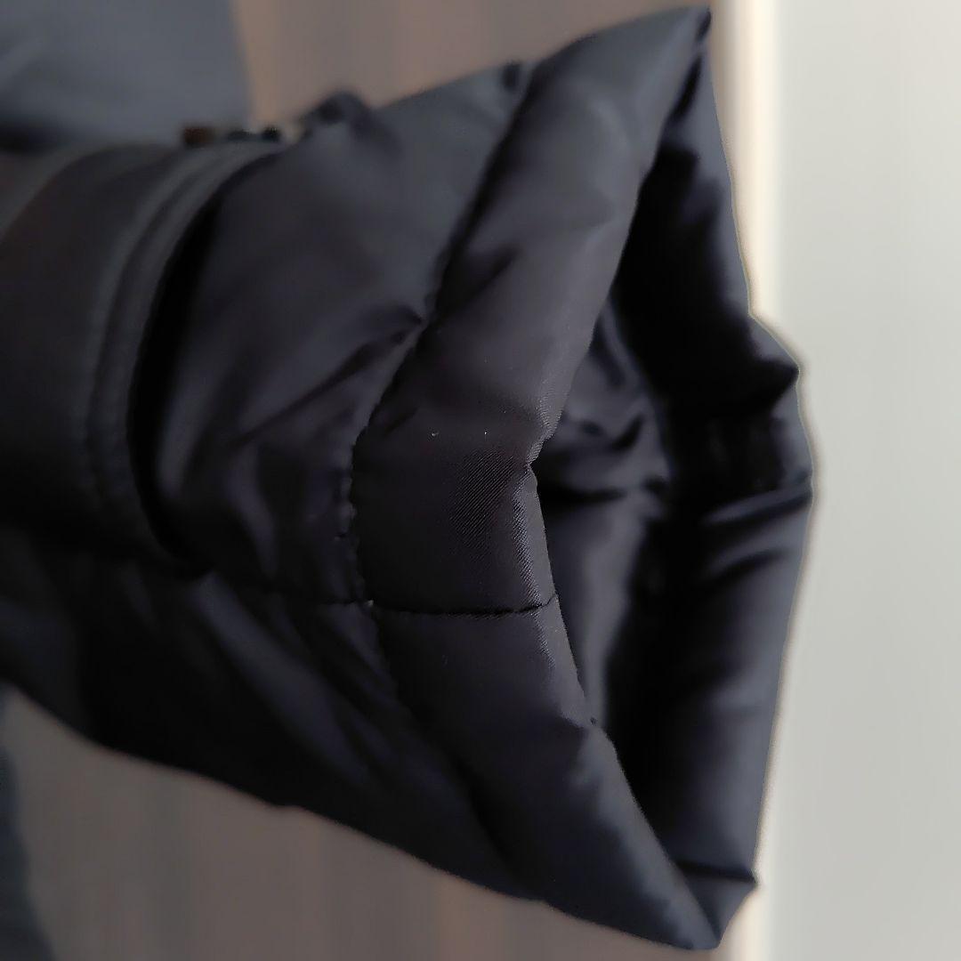 バーバリーブラックレーベル ホワイトグースダウンコート M ノバチェック