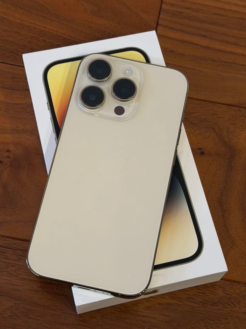 【値下げ】iPhone 14 Pro 256GB ゴールド SIMフリー