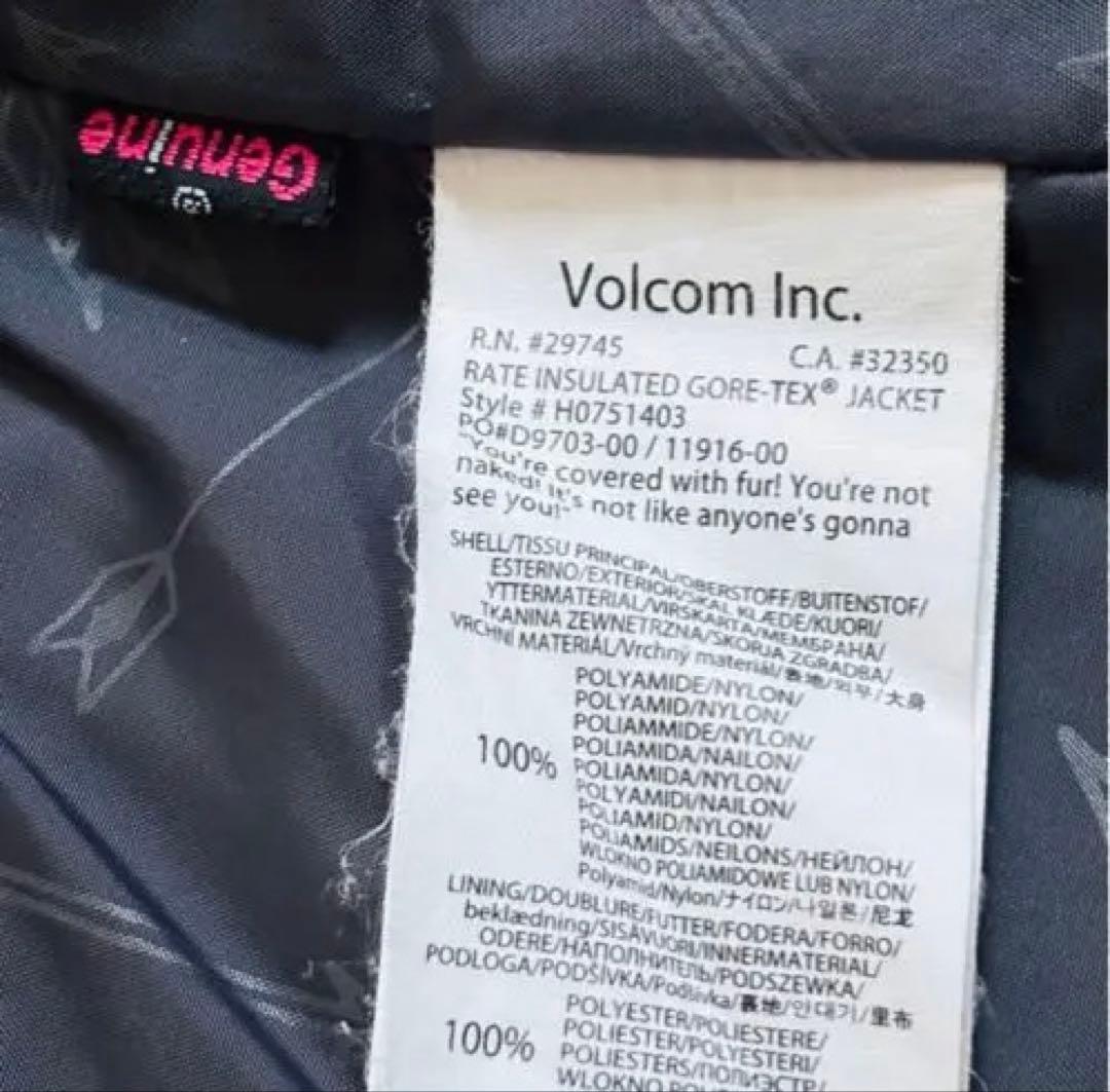 VOLCOM GORE-TEX スノーボードジャケット Lサイズ