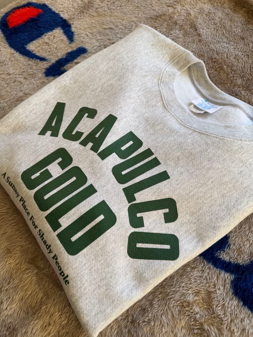 【N】Champion ×ACAPULCOGOLD コラボ スウェットXL