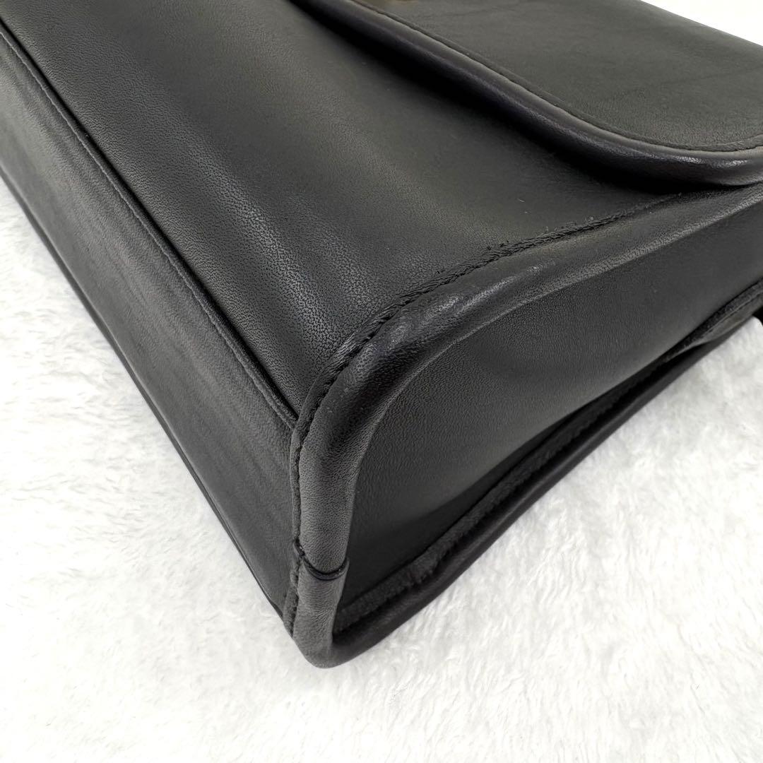 COACH　オールドコーチ　ターンロック　ショルダーバッグ　２way　ブラック