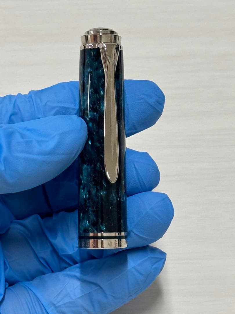 【超希少品】ペリカン　スーベレーン　M８０５　F　オーシャンスワール