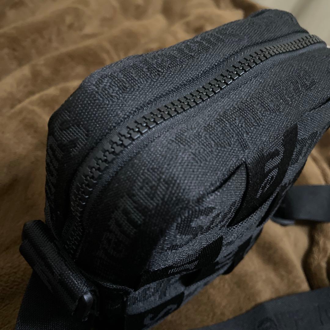 バッグ supreme Woven shoulder bag black