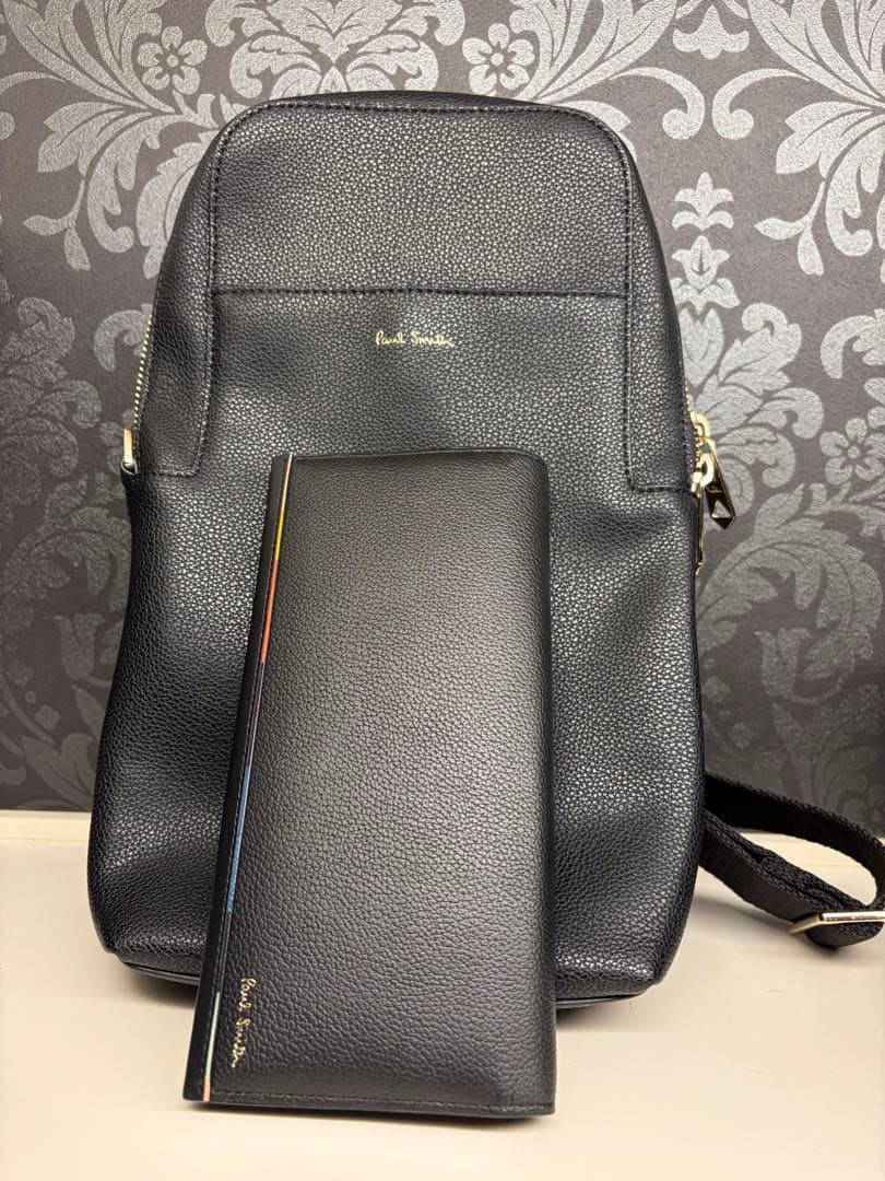 Paul Smith ポールスミス 極美品 レザーショルダーバッグ 長財布セット