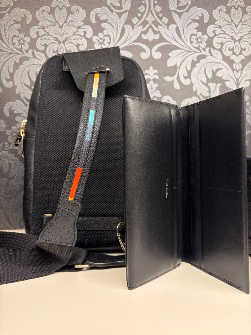 Paul Smith ポールスミス 極美品 レザーショルダーバッグ 長財布セット