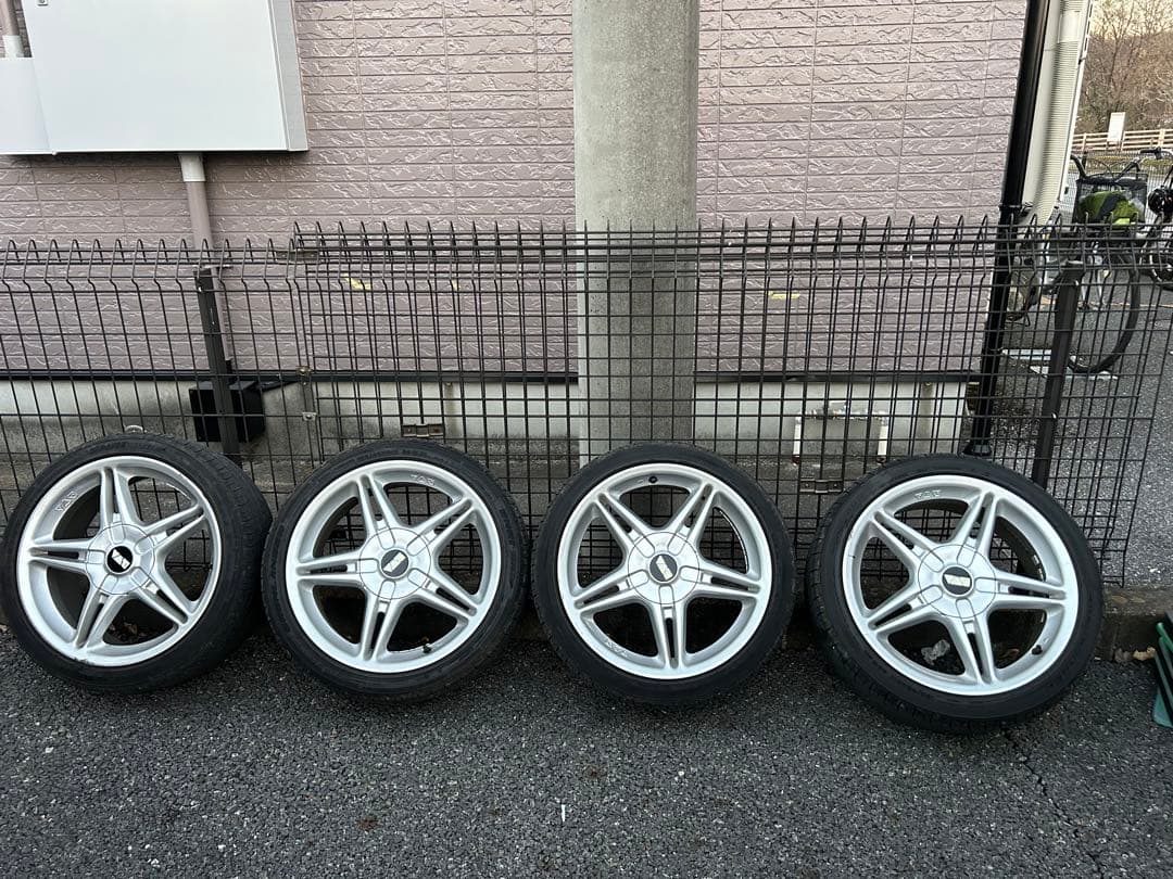 レア BWA 17インチ 7J+38 4穴 PCD100 4本セット イタリア製