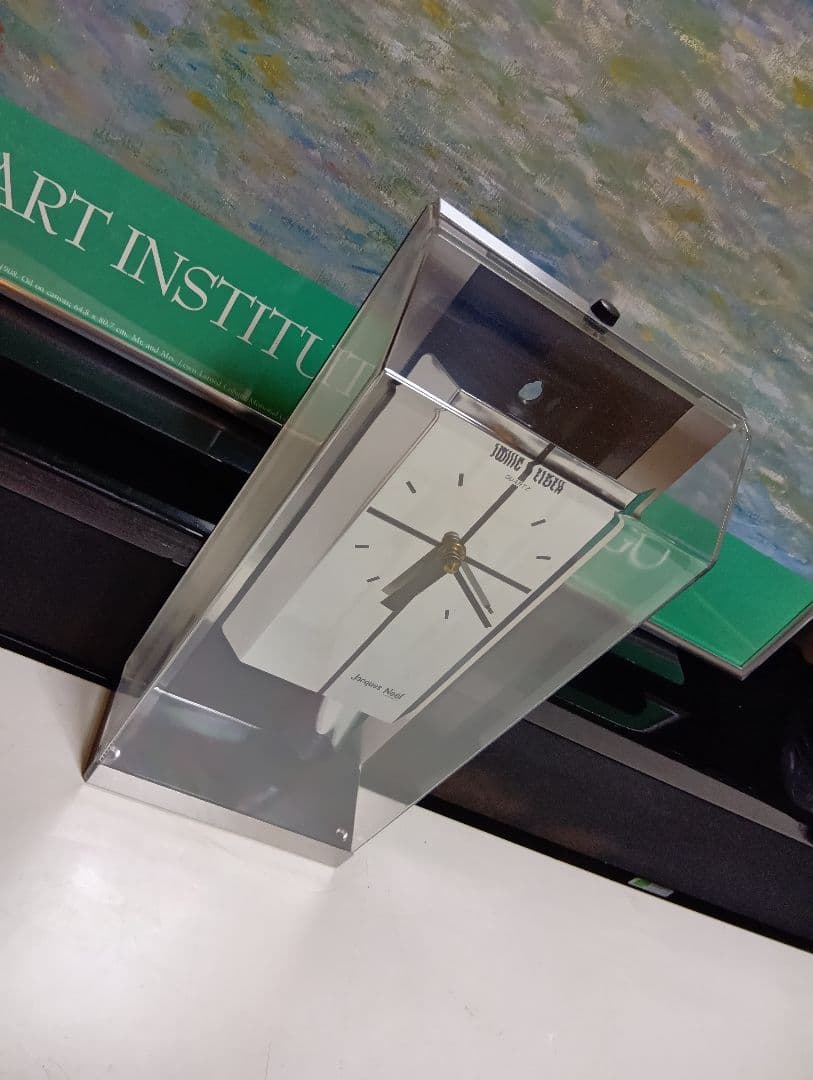 1980's　フランス　ジャックノエル　スペースエイジ　メタル　スイングクロック