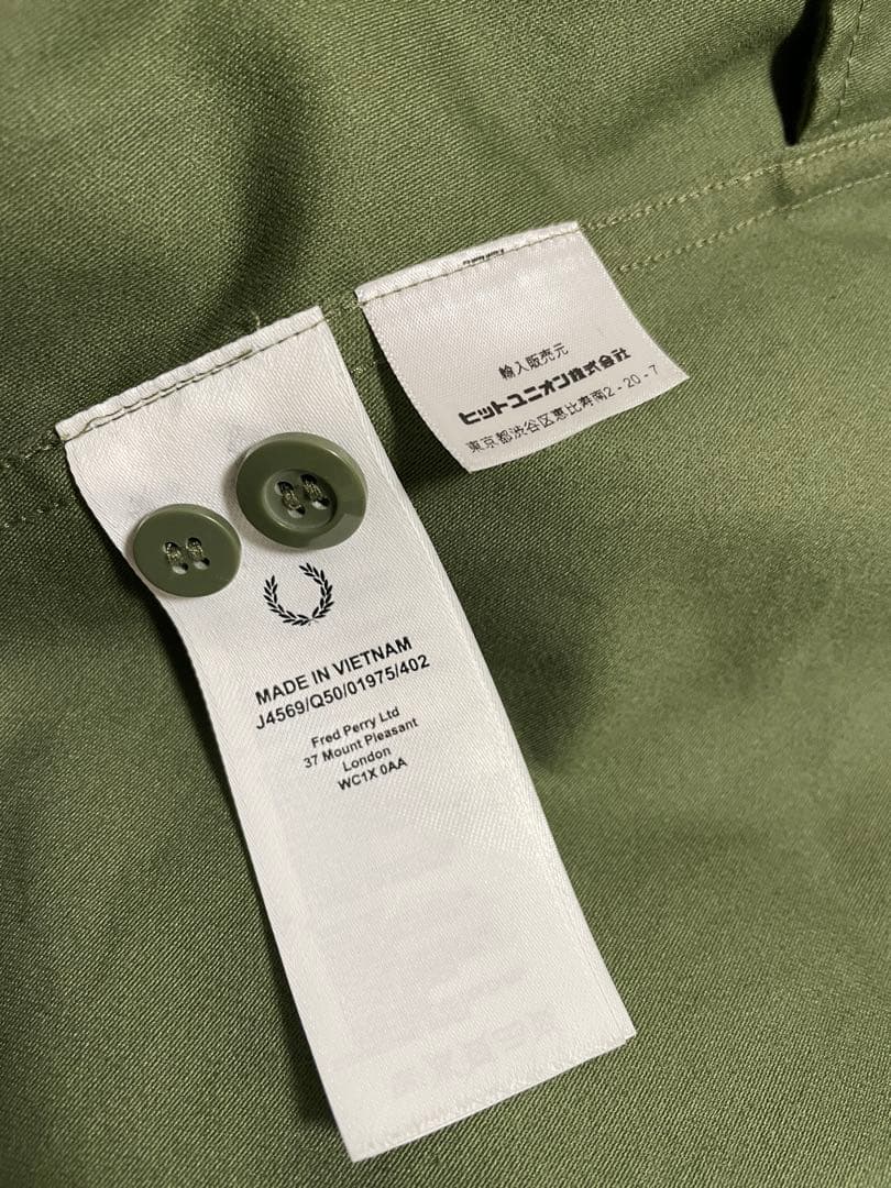 FRED PERRY 3WAY コート インナーダウン、ファー付き