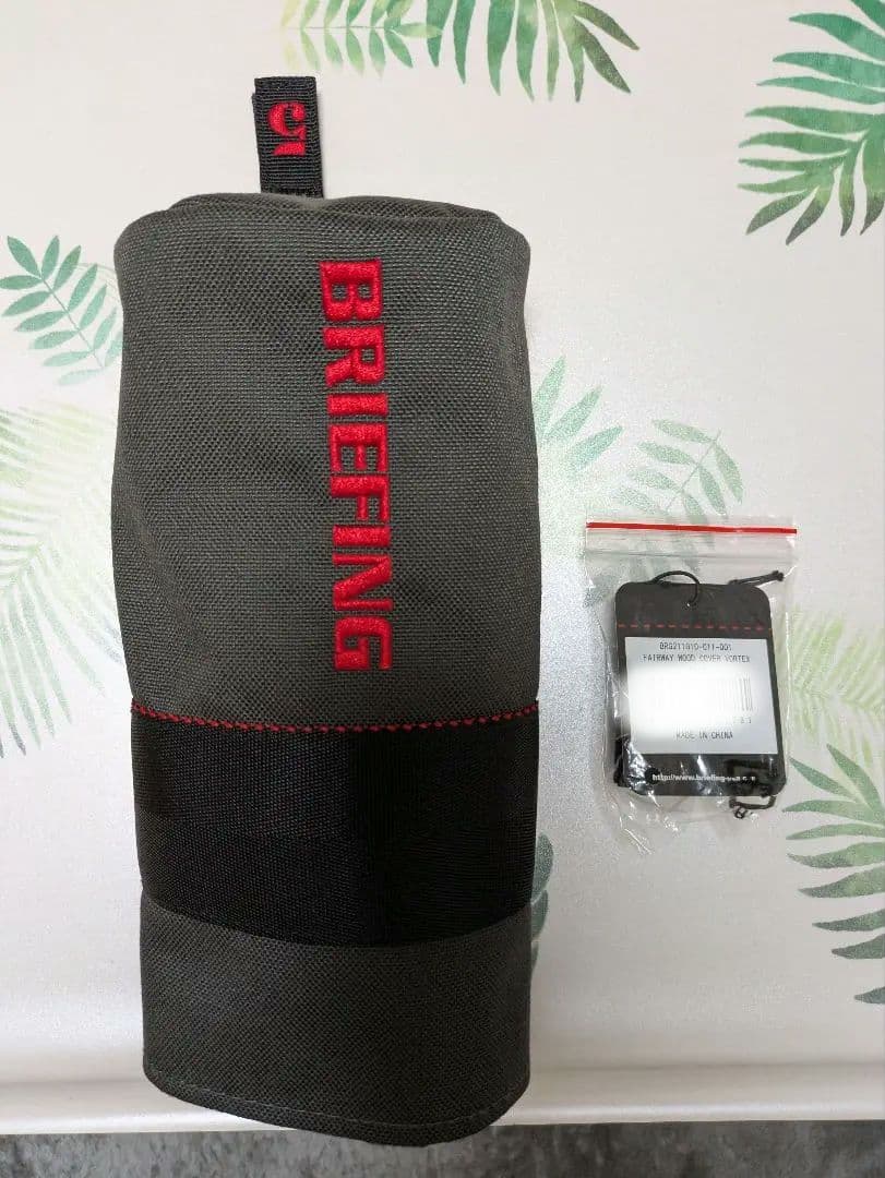 BRIEFING SUNDAY BAG VORTEX×1　同色ヘッドカバー×4