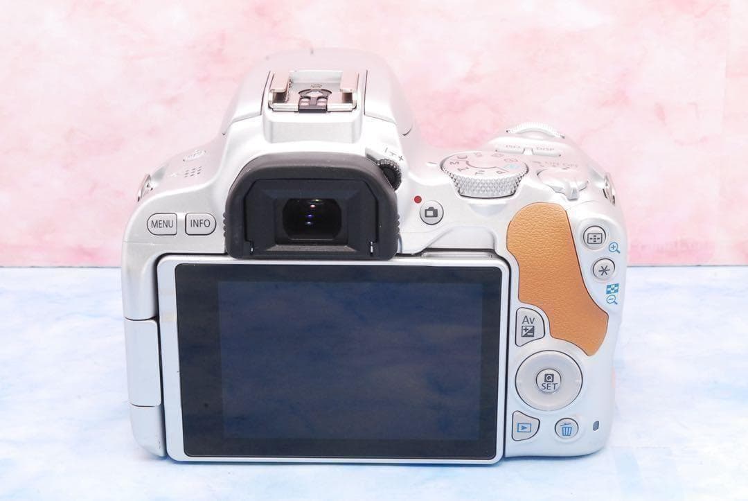 Canon kiss X9☆シルバー☆一眼レフカメラ★高性能STM＆超望遠