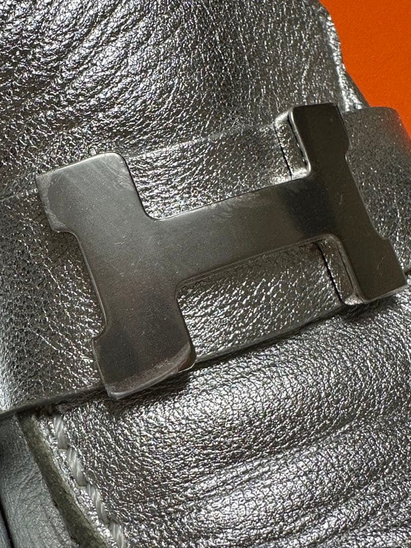 HERMES モカシンパリ　ローファー