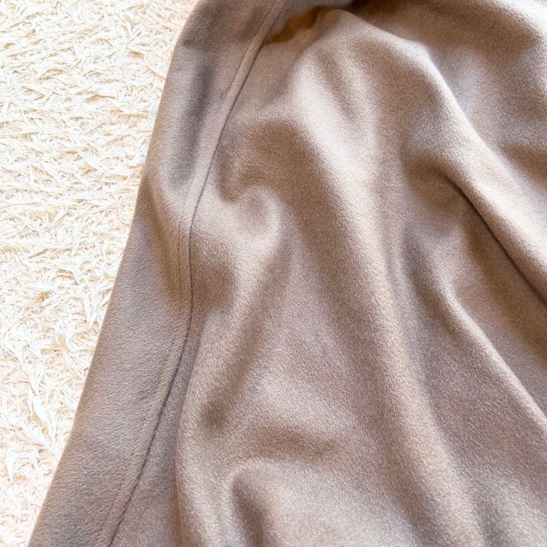 【極美品✨️】SAGAFURS カシミヤ 100% 本毛皮 フォックス ポンチョ