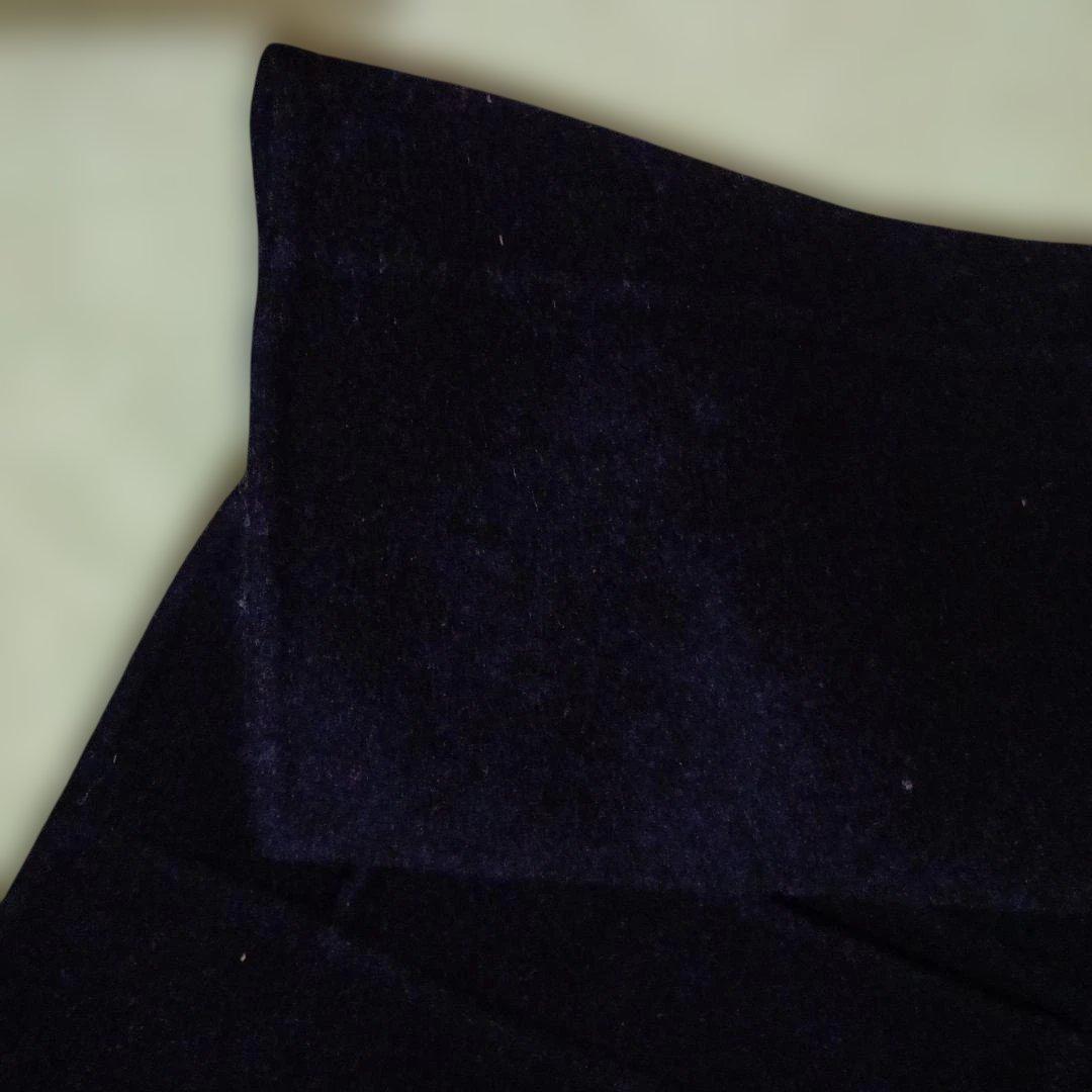 フォクシー42 　黒　美品　カシミアジャケットＭ-L　一重仕立て　Pコート風