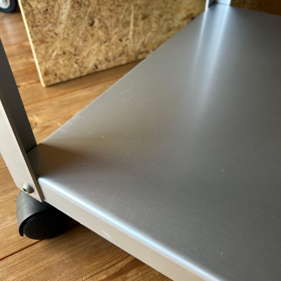 無印良品 アルミ ローテーブル ワゴン (小) サイドテーブル