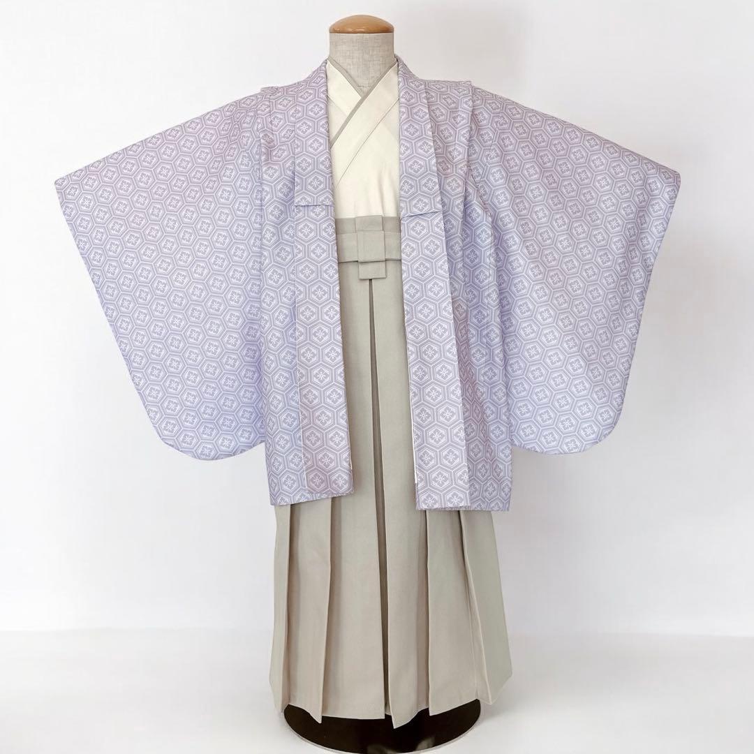 ［亀甲花菱］5歳 七五三 ꕤ 羽織袴5点セット
